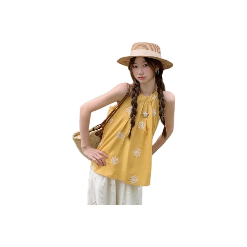 GOSO Tank Tops Women's Yellow-0