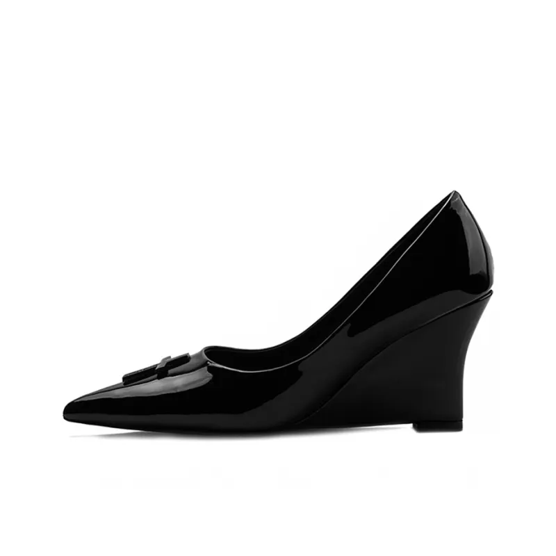 Colorful Bridge Crucifix Cross Wedge Heel High Heels Women's-6