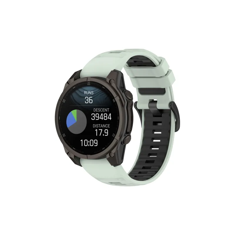 ZHENGGUANG Garmin Compatibility Watch Band Silicone Material-4
