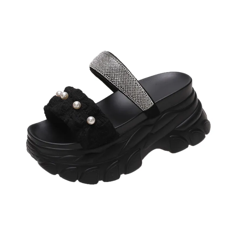 Alxnan Slip Resistant Abrasion Resistant Slide Slippers Women's Box-4
