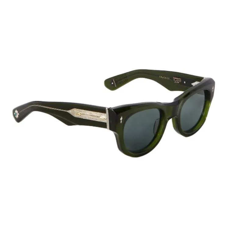 JACQUES MARIE MAGE Acetate Cat Eye Sunglasses Men's Black-1