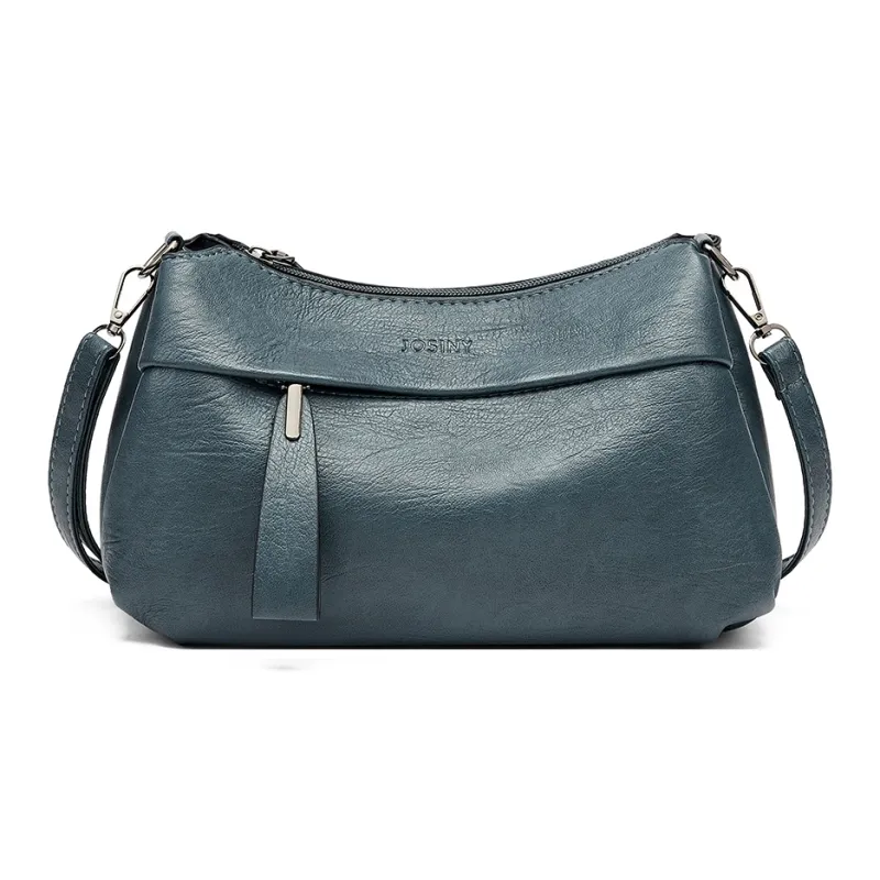 JOSINY Synthetic Leather Shoulder Bag Women's Knight Black/Misty Brown-19