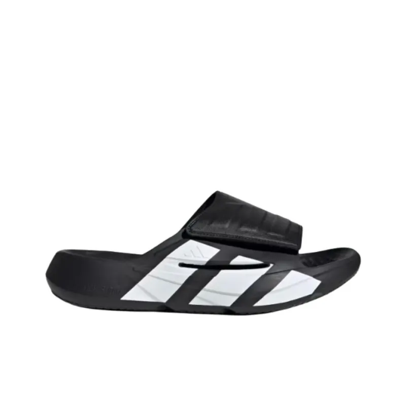 Adidas Sportswear Slip Resistant Abrasion Resistant Slide Slippers Unisex Black White-1