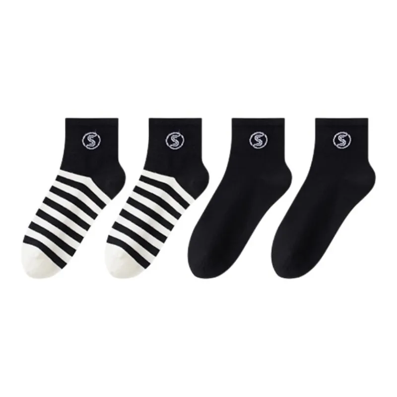 Shuya Mid Calf Socks Women's 4 Pack-8