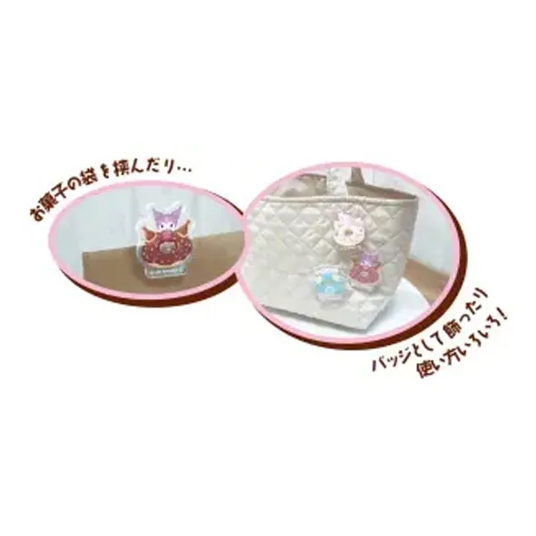 Sanrio Kuromi, Cinnamoroll, Hello Kitty Donut Badge Badges-1