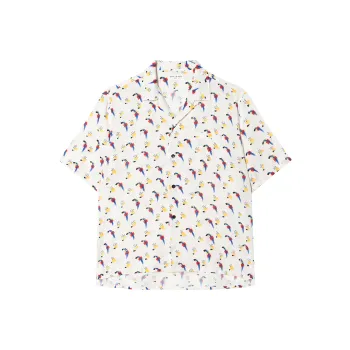 SAINT LAURENT Shirts Men Ecru