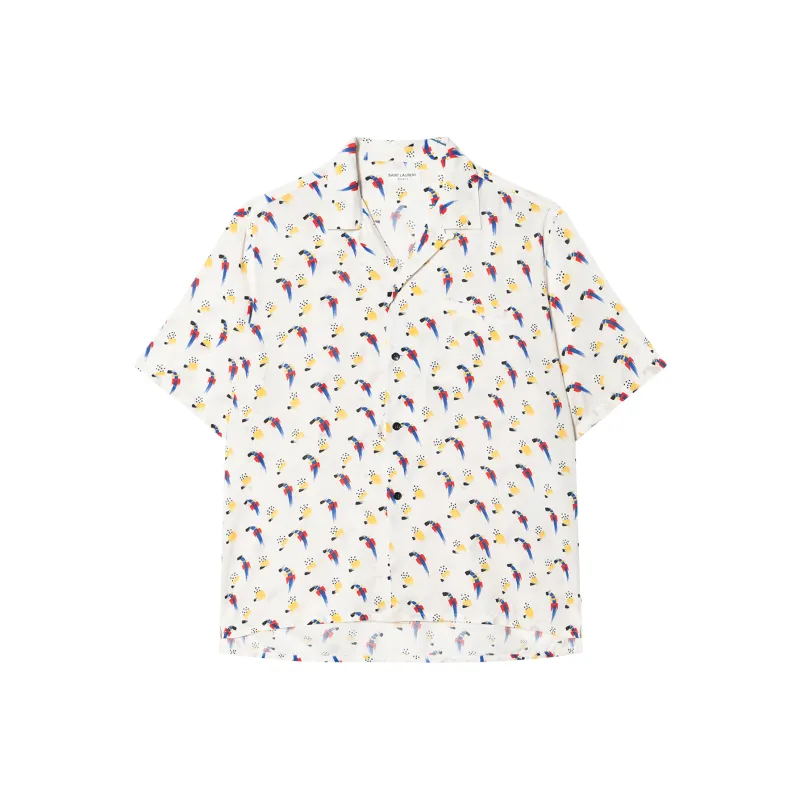 SAINT LAURENT Shirts Men Ecru-0