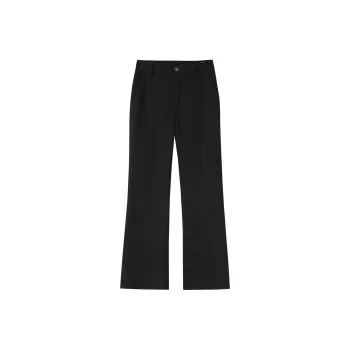 EMERICA Suit Trousers Unisex Black Stretch Bootcut