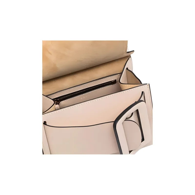 BOYY Karl Cow Leather Handbag Women's Beige-3