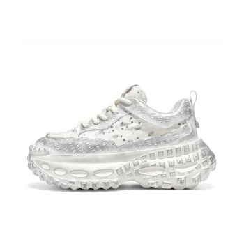 HACKBUTEER Low Top Chunky Sneakers Men's Box Included