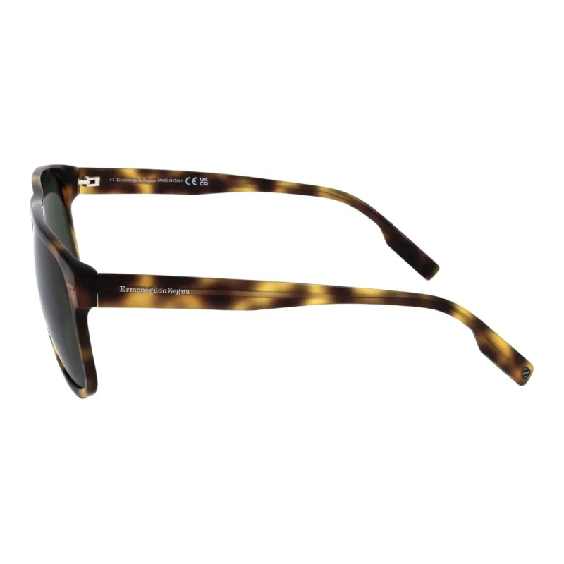 Zegna Acetate Aviator Sunglasses Men's Tortoiseshell-1