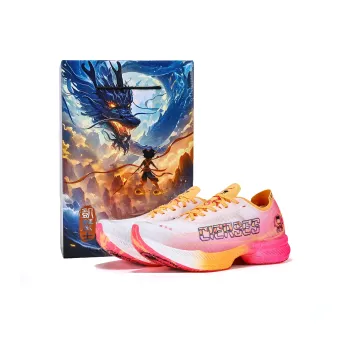 CLERSES Running Shoes Unisex Low Top Neon Pink