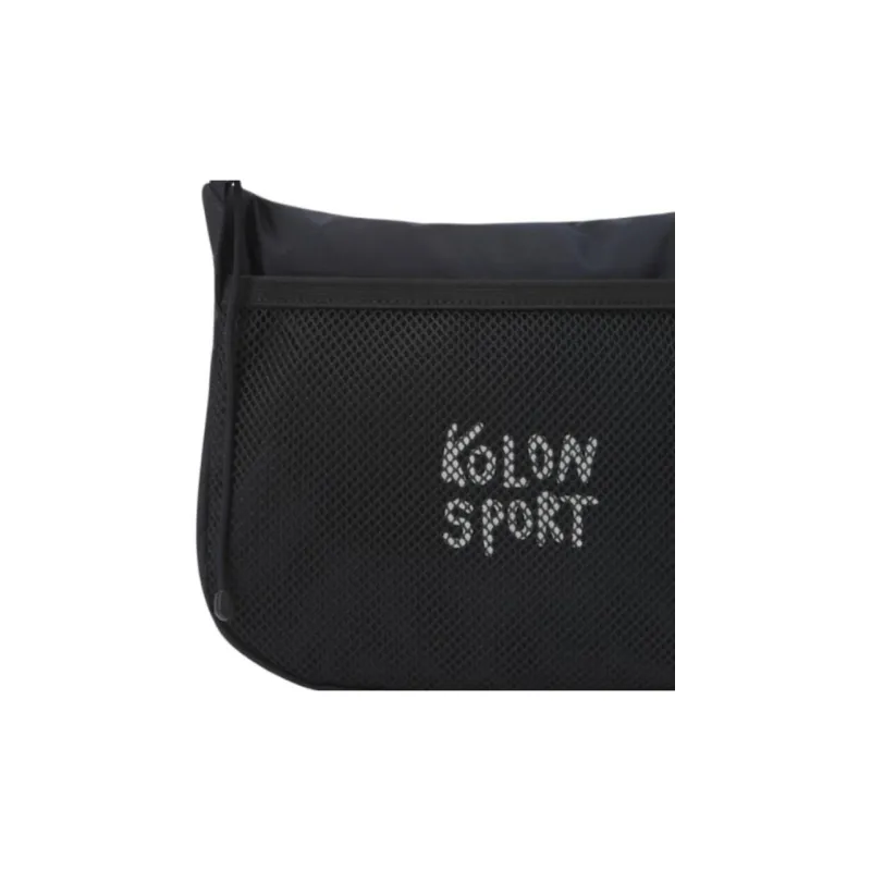 KOLON SPORT Nylon Shoulder Bag, Crossbody Bag Women's Dark Marine Blue-5