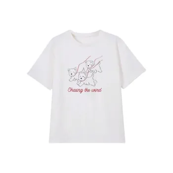YGPRW T Shirts Women's White