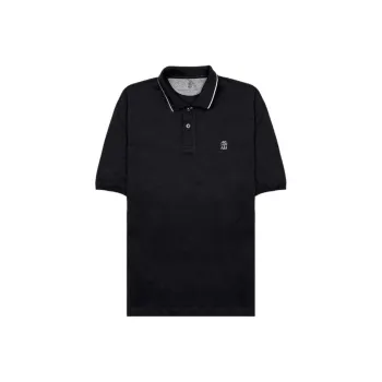 Brunello Cucinelli Polo Shirt Men's Black