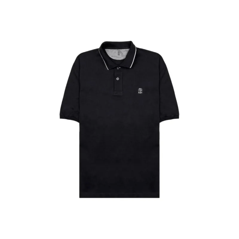 Brunello Cucinelli Polo Shirt Men's Black-0