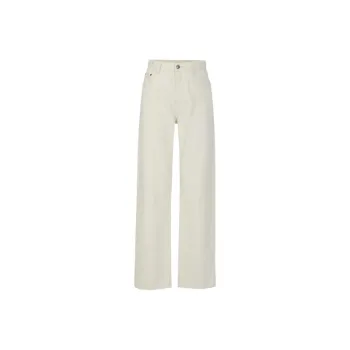 ZHIZHI Jeans Women's Light Beige Apricot