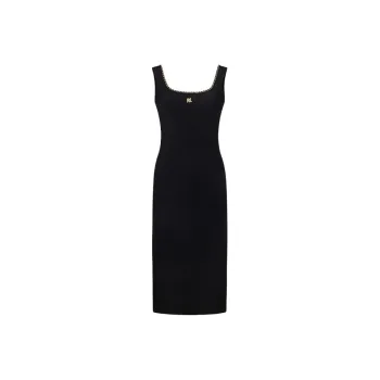 KARL LAGERFELD SS25 Slip Dress Women's Black