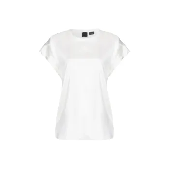 PINKO Short Sleeved Satin Blouse