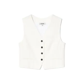 COVERINS Vests Women's White
