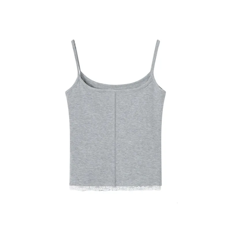ANDREA MARTIN Tank Tops Women's Gray-1
