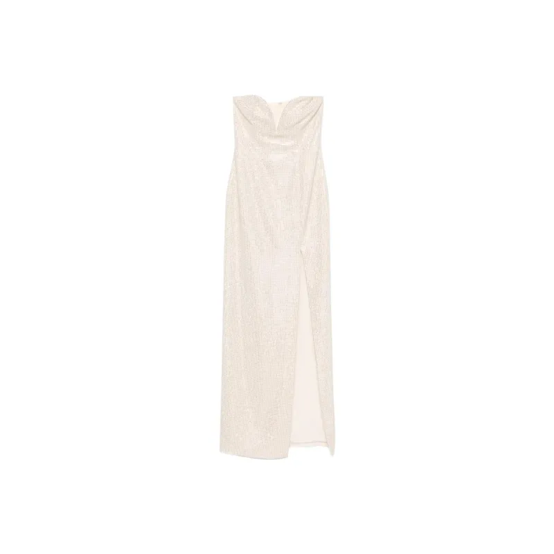 ROLAND MOURET Sleeveless Dress Women's Ivory-0