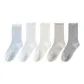 Pure White+Milk White+Blue+Light Gray+Dark Gray, 5 Pack