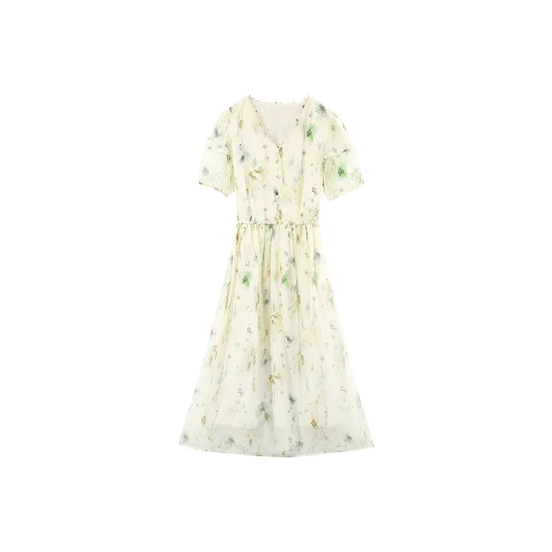 A Paradise For Awakening Short Sleeved Dress Women's-0
