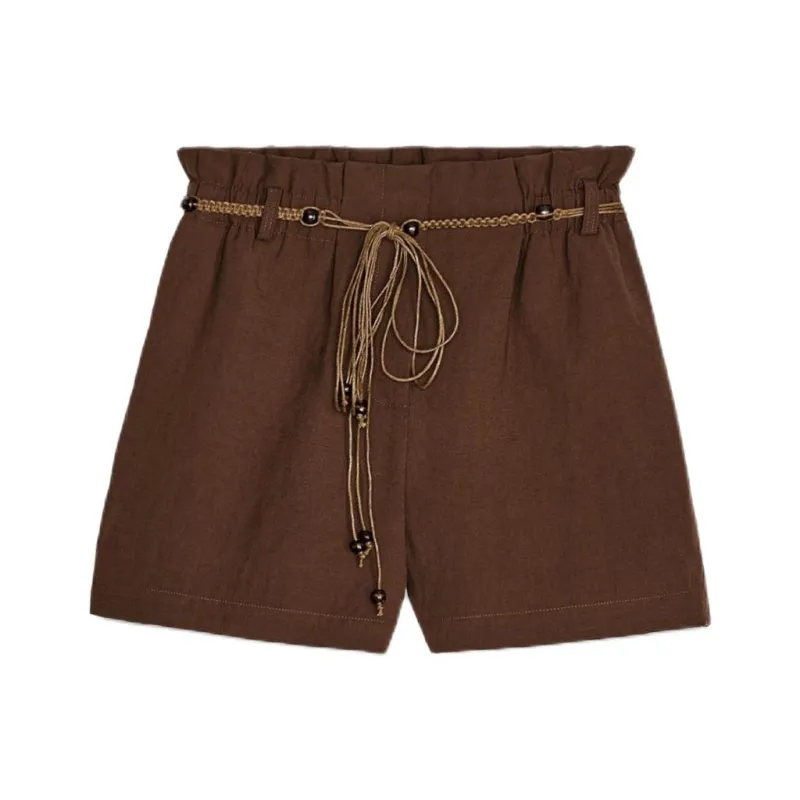 ZARA Casual Shorts Women's Brown-0