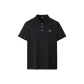 [7A Antibacterial Quick Dry Cooling]Black (Hb Simple Line Beige Chest Logo)