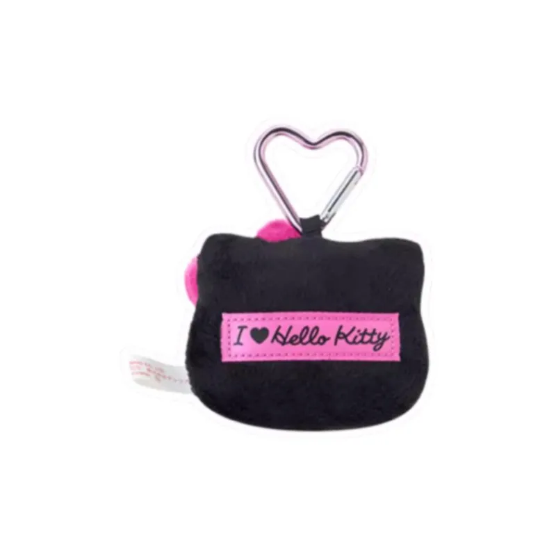 Sanrio Polyester Doll, Plush Pendant Unisex Black Pink-1