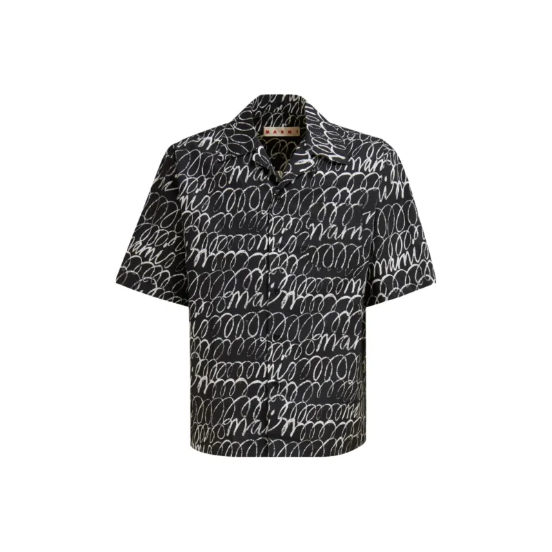MARNI Shirts Men Black-0