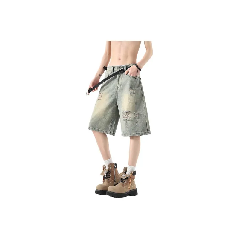 DABAISHA Denim Shorts Unisex-3