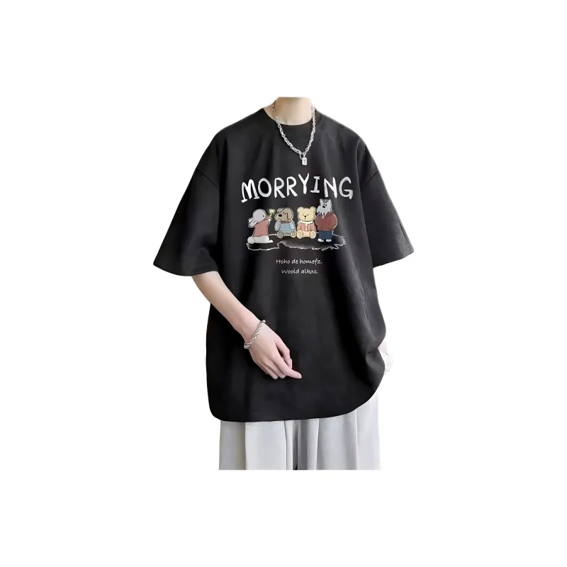 Wooden Rabbit T Shirts Men-1