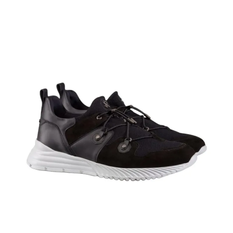 STEFANO RICCI Low Top Casual Shoes Men's Black-2