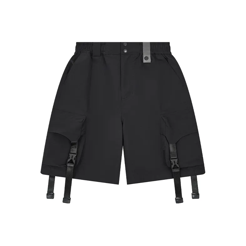 XXZXX Cargo Shorts Unisex Black-0