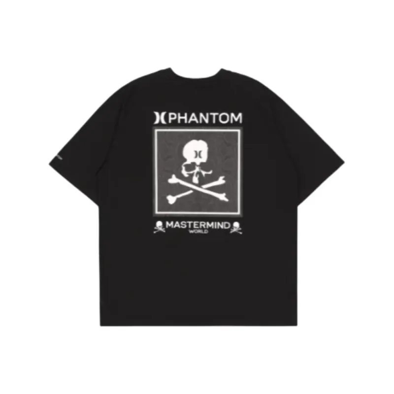 Hurley X MASTERMIND WORLD T Shirts Unisex Black-0