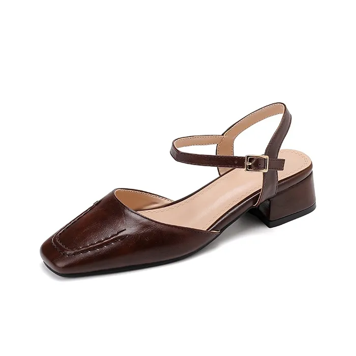 VANDEELEN Chunky Heel High Heels 3.5cm Women's-10
