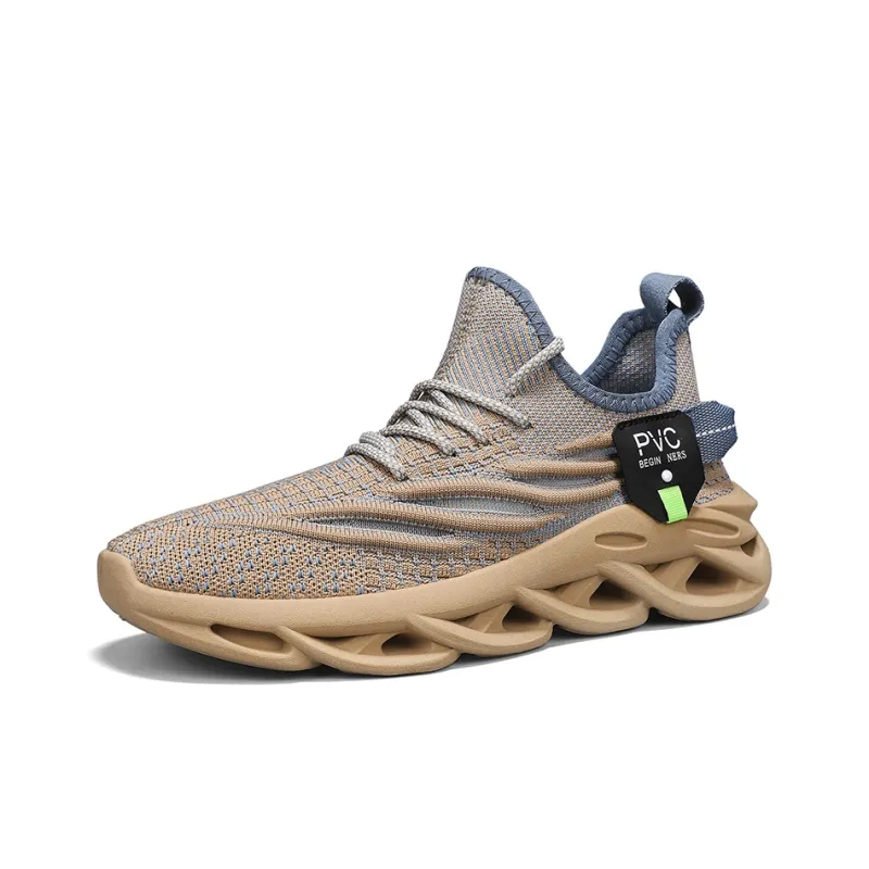 OUGLEMEN Slip Resistant, Abrasion Resistant, Breathable, Lightweight Low Top Casual Shoes Men's Box-7