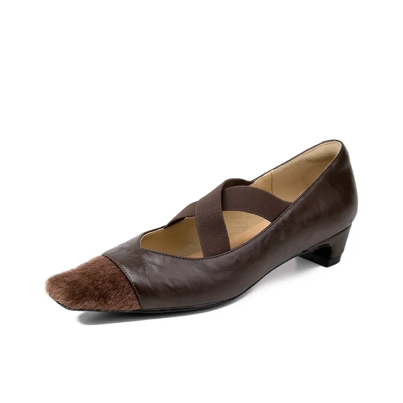 Aimilian High Heels Women's Dark Brown-0