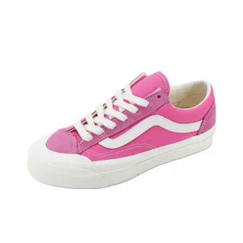 Vans Old Skool Reissue 136 Anti Slip Wear Resistant Low Top Skateboard Shoes Unisex Pink