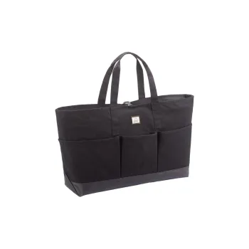 COLEMAN Cotton Canvas Tote Bag, Shopping Bag, Shoulder Bag Tubas Unisex Black