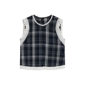 Inman Shirts Women's Royal Blue Plaid