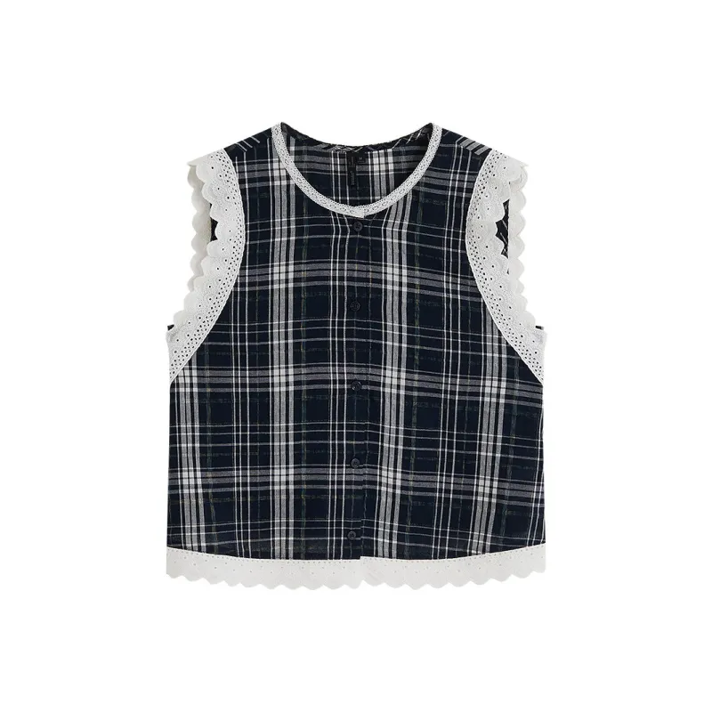 Inman Shirts Women's Royal Blue Plaid-0