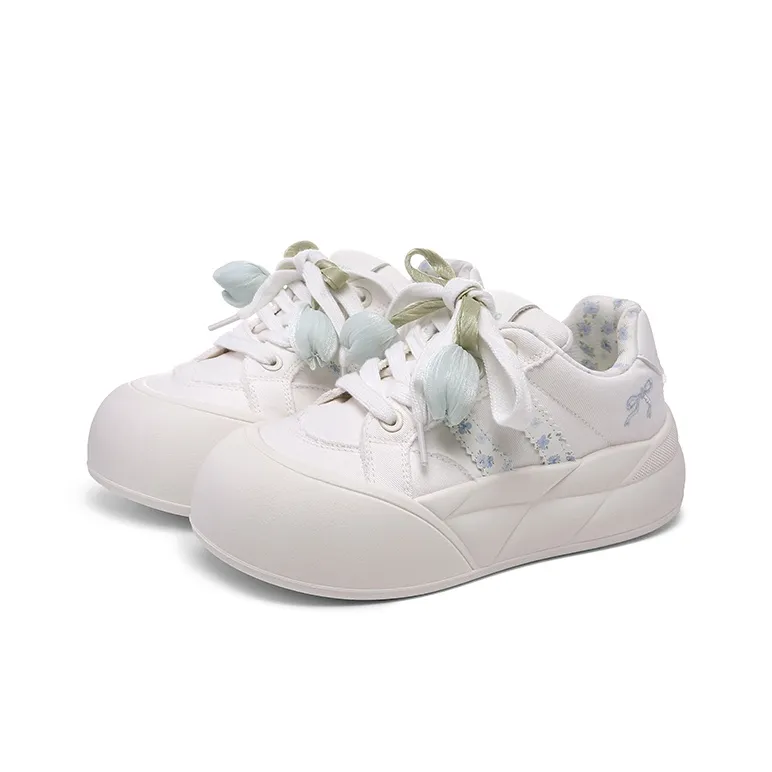 Lovely You Abrasion Resistant Lightweight Slip Resistant Low Top Skateboard Shoes Women's-14