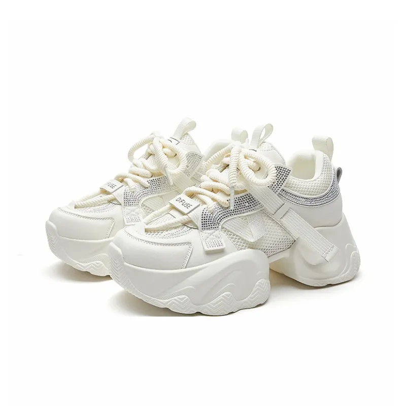D FUSE SCANDINAVIA Lightweight Low Top Chunky Sneakers Women's-0