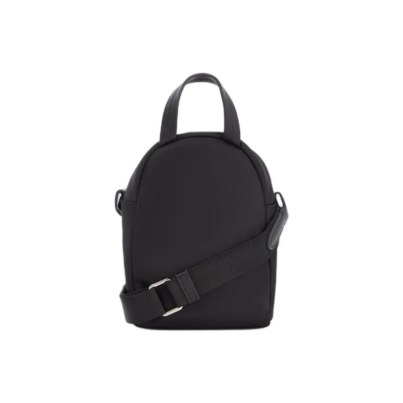 KARL LAGERFELD IKON Recycled Polyamide Shoulder Bag, Crossbody Bag, Handbag Women's Black-1