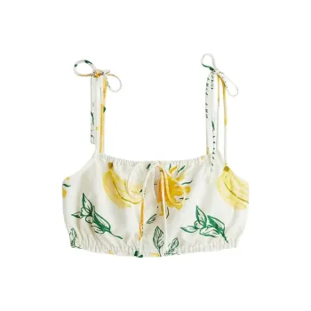 H&M Camisoles Women's White/Pattern