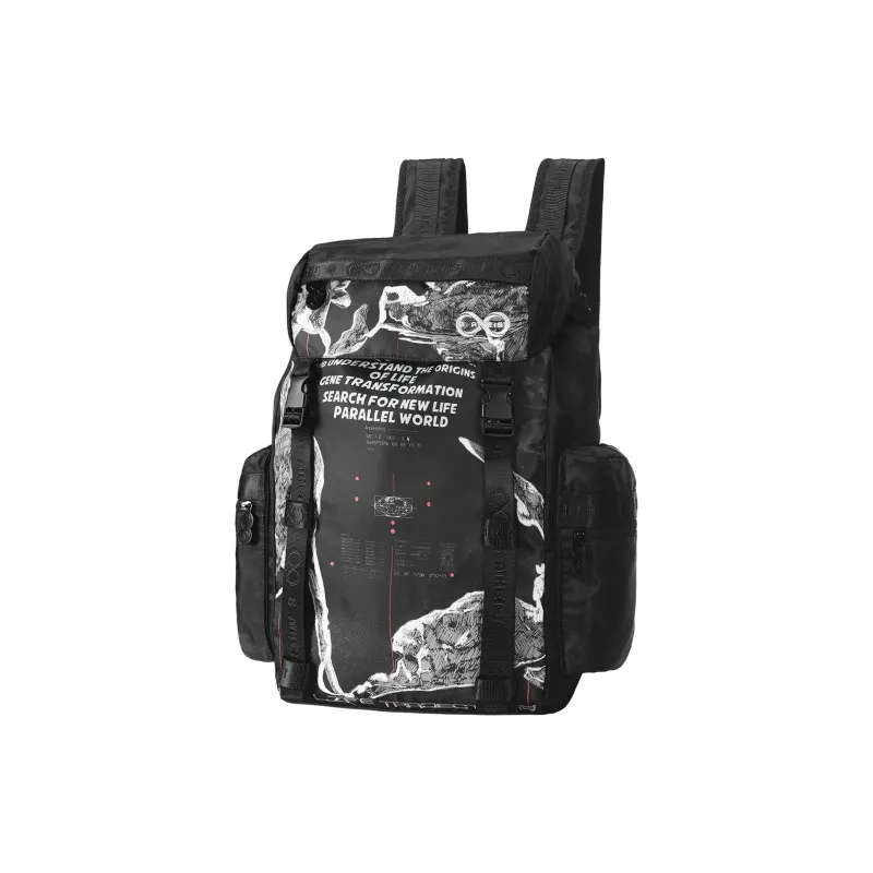 8atheist Polyester Backpack Unisex Black-1