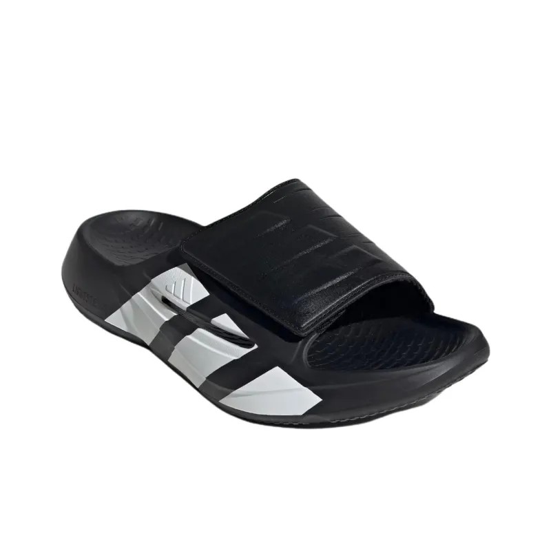 Adidas Sportswear Slip Resistant Abrasion Resistant Slide Slippers Unisex Black White-3